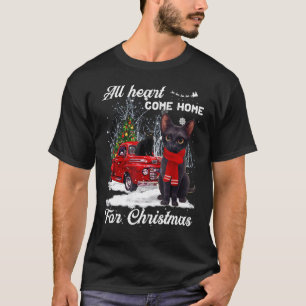 Alles Hart Komt Thuis Voor Kerst Zwarte Kat Christ T-shirt