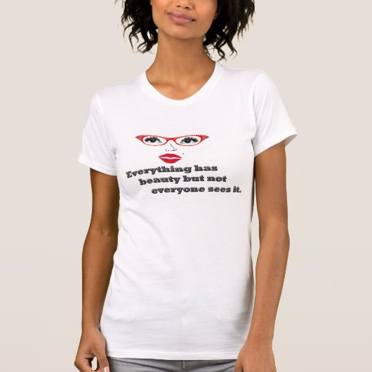 alles heeft schoonheid t-shirt (Voorkant)