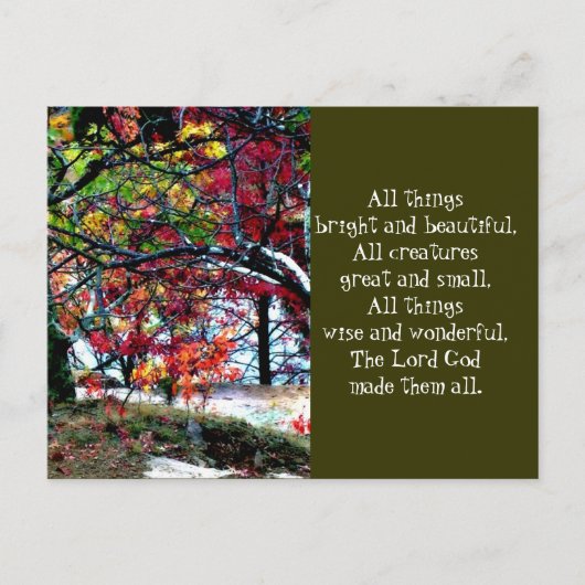 Alles helder en mooi briefkaart (Voorkant)