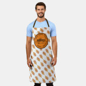 Alles Herfst Overal-Print Schort (Gedragen)