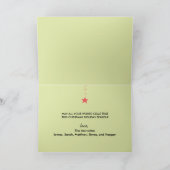 Alles het Wenskaart van de Vakantie van Kerstmis Feestdagen Kaart (Binnen)