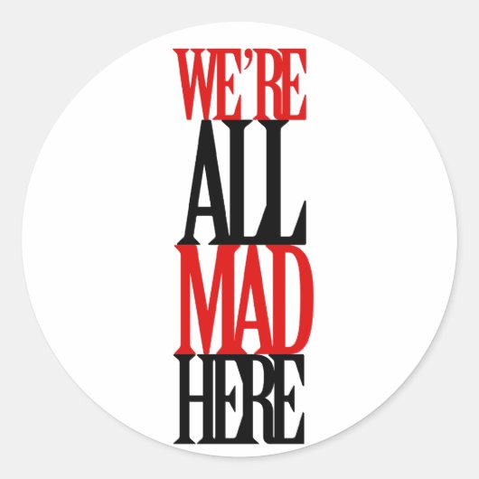 Alles hier ronde sticker (Voorkant)