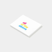 Alles hierboven Panseksueel LGBT Pride Maand Post-it® Notes (Schuin)