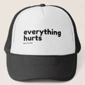Alles Hurts Boot Camp Trucker Hat Pet (Voorkant)