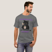 Alles huurt en wil fibromyalgie een glimlach geven t-shirt (Voorkant volledig)