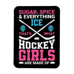 Alles Ijs Hockey Meisjes  Magneet