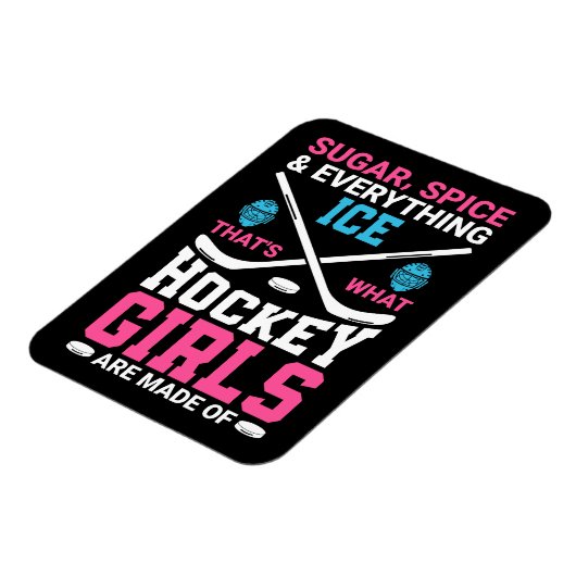 Alles Ijs Hockey Meisjes  Magneet (Linkerzijde)