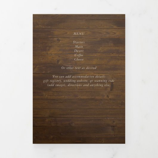 Alles-in-1 PHOTO Weddenschap INVITE het Menu van h (Cover)