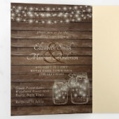 Alles-in-1 PHOTO Weddenschap INVITE het Menu van h (Binnenzijde eerst)