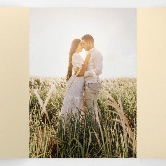 Alles-in-1 PHOTO Weddenschap INVITE het Menu van h (Binnenkant midden)