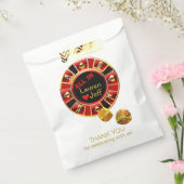 Alles in Casino Chip Las Vegas Stijl Bruiloft Bedankzakje (Gezegeld)