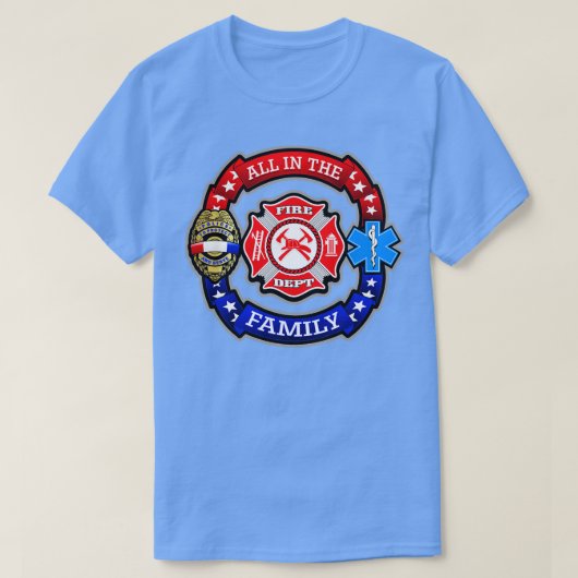 ALLES IN DE FAMILIE 1 T-SHIRT (Design voorkant)