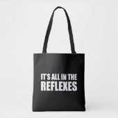 Alles in de reflexen tote bag (Voorkant)