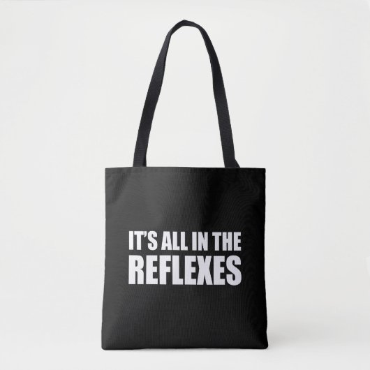 Alles in de reflexen tote bag (Voorkant)