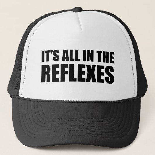 Alles in de reflexen trucker pet (Voorkant)