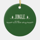 Alles in de weg keramisch ornament (Voorkant)