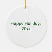 Alles in de weg keramisch ornament (Achterkant)