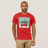 Alles in de weg | Santa Car T-shirt (Voorkant volledig)