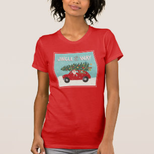 Alles in de weg   Santa Car T-shirt