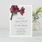 Alles in één Bourgogne kerstfeest Kaart (Staand voorkant)