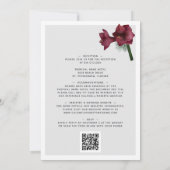 Alles in één Bourgogne kerstfeest Kaart (Achterkant)