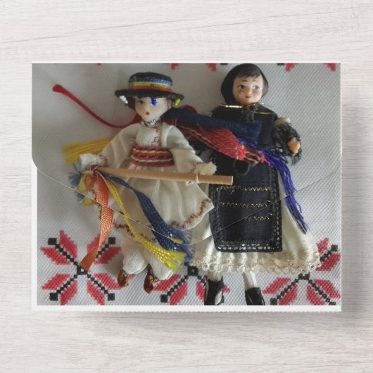 Alles in één bruiloft all in one uitnodiging (Achterkant)