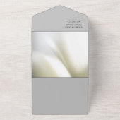 Alles in één bruiloft all in one uitnodiging (Buitenkant)