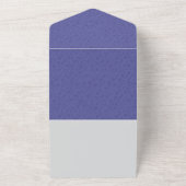 Alles in één bruiloft all in one uitnodiging (Buitenkant)