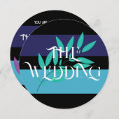 Alles in één bruiloft kaart (Voorkant / Achterkant)