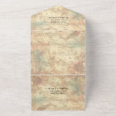 Alles in een bruiloft uitnodigingen Muzieknoten (Buitenkant)