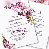 Alles in één budget roze bloemenbruiloft