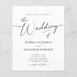 Alles in één budgetkalligrafie