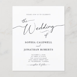 Alles in één budgetkalligrafie