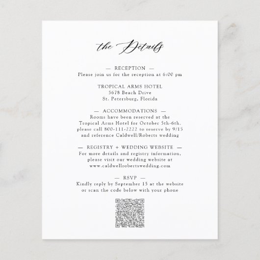 Alles in één budgetkalligrafie (Achterkant)