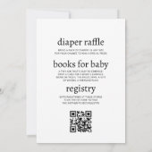 Alles in een citroen citrus bloemenzomer Baby show Kaart (Achterkant)