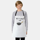 Alles in een dagbaan schort (Gedragen)