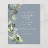 Alles in één e-mailbericht over het huwelijk met e flyer (Voorkant)