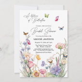 Alles in één: een leven lang vlinders Bruidsdouche Kaart (Voorkant)