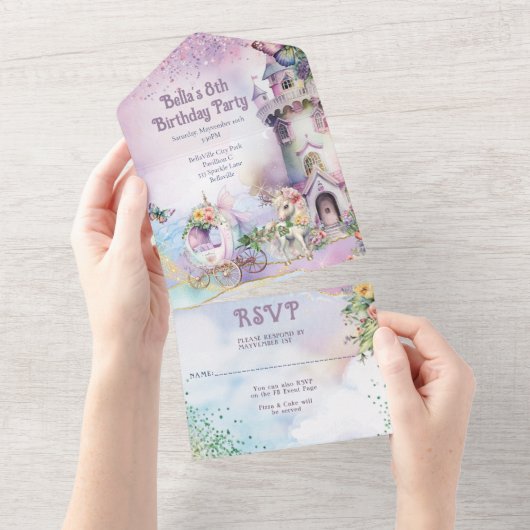 ALLES IN ÉÉN EENKORTE BURGERVERZOEK ALL IN ONE UITNODIGING (Afscheurbaar)