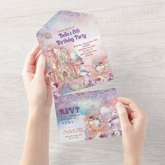 ALLES IN ÉÉN EENKORTE BURGERVERZOEK ALL IN ONE UITNODIGING (Afscheurbaar)