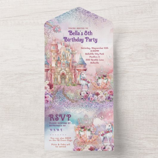 ALLES IN ÉÉN EENKORTE BURGERVERZOEK ALL IN ONE UITNODIGING (Binnen)