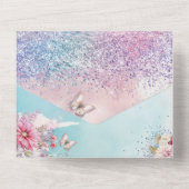 ALLES IN ÉÉN EENKORTE BURGERVERZOEK ALL IN ONE UITNODIGING (Achterkant)