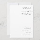 Alles in één eenvoudige moderne kalligrafie kaart (Voorkant)