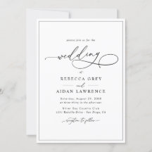 Alles in één elegant script Sage Green Wedding