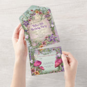 ALLES IN ÉÉN Fairthday-uitnodiging All In One Uitnodiging (Afscheurbaar)