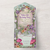 ALLES IN ÉÉN Fairthday-uitnodiging All In One Uitnodiging (Binnen)