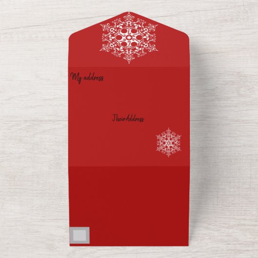 Alles in één feestdag nodigt u uit & RSVP All In One Uitnodiging (Buitenkant)