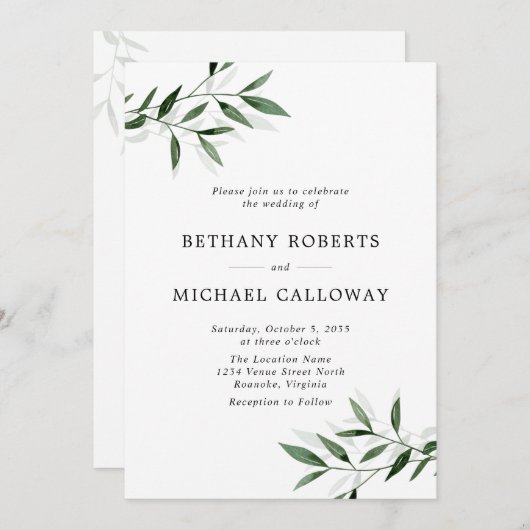 Alles in één fijne epalyptus en schaduwweduwschap kaart (Voorkant / Achterkant)