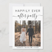 Alles in één foto QR-code bruiloft receptie Kaart (Voorkant)