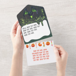 Alles in één Halloween Invite All In One Uitnodiging